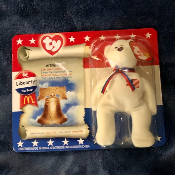 Collector Retired Libearty Teenie Beanie Baby - Picture 2 of 3